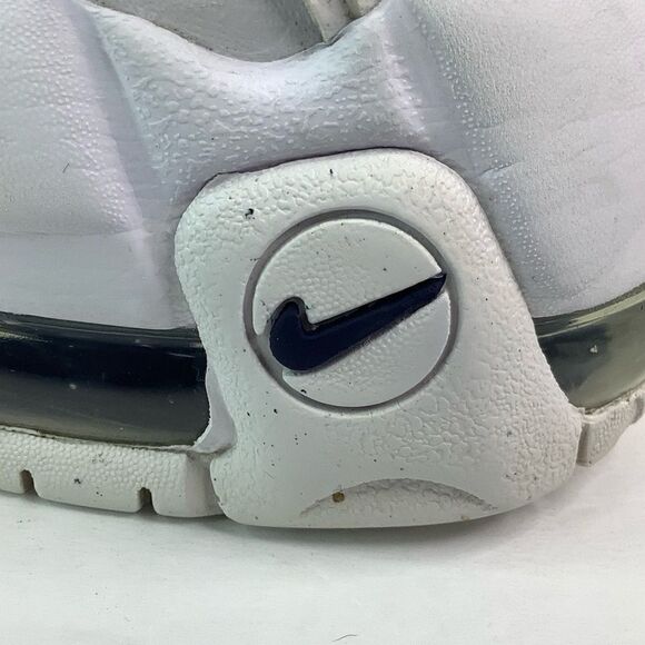 NIKE AIR MORE UPTEMPO WHITE ALL OVER LACE TIE DH9723- 100 US SZ 2.5Y - Picture 9 of 10